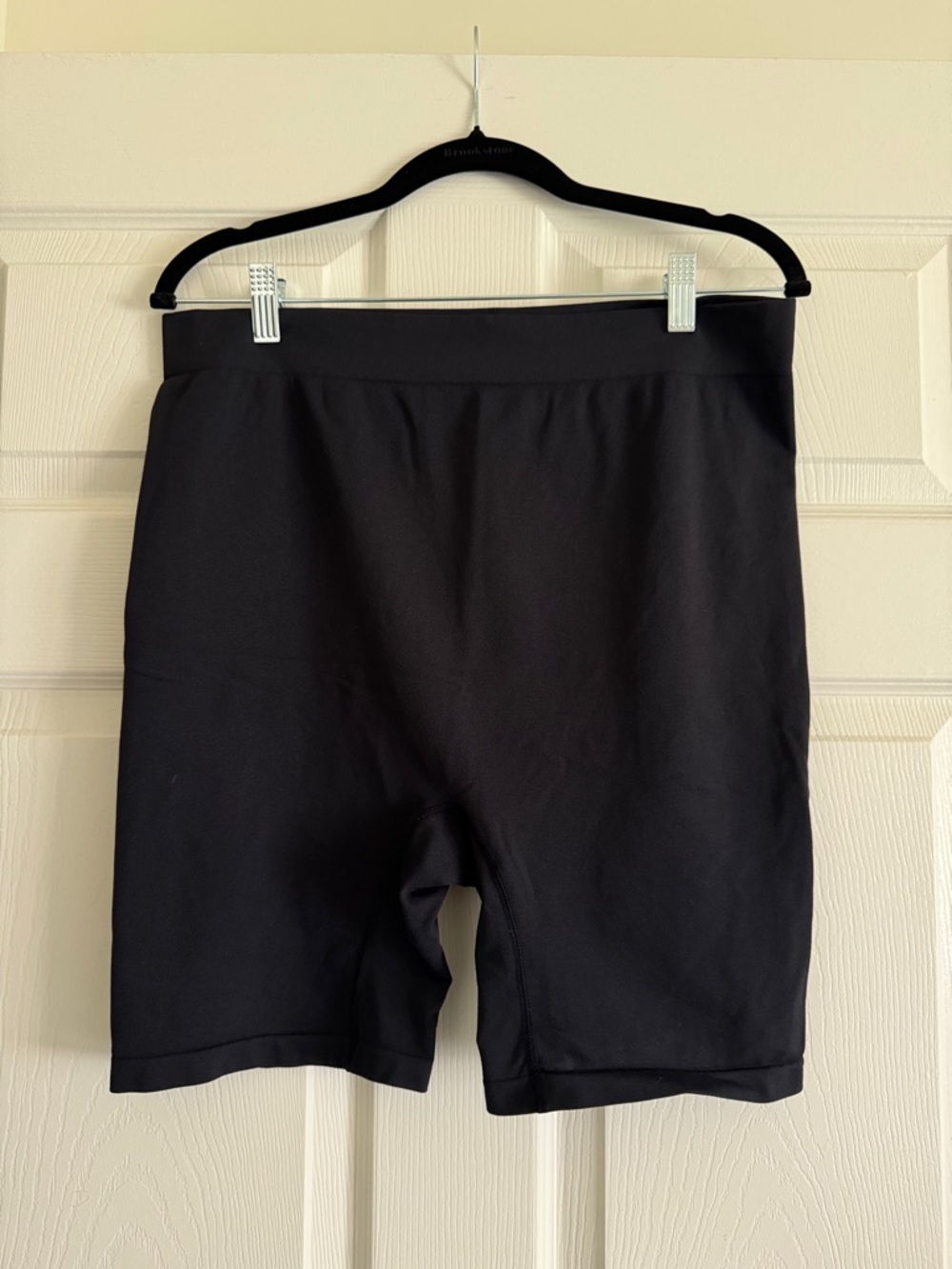 Thigh Society Black Anti-Chafe Slip Shorts 3X-4X 7” Inseam Plus Size Seamless